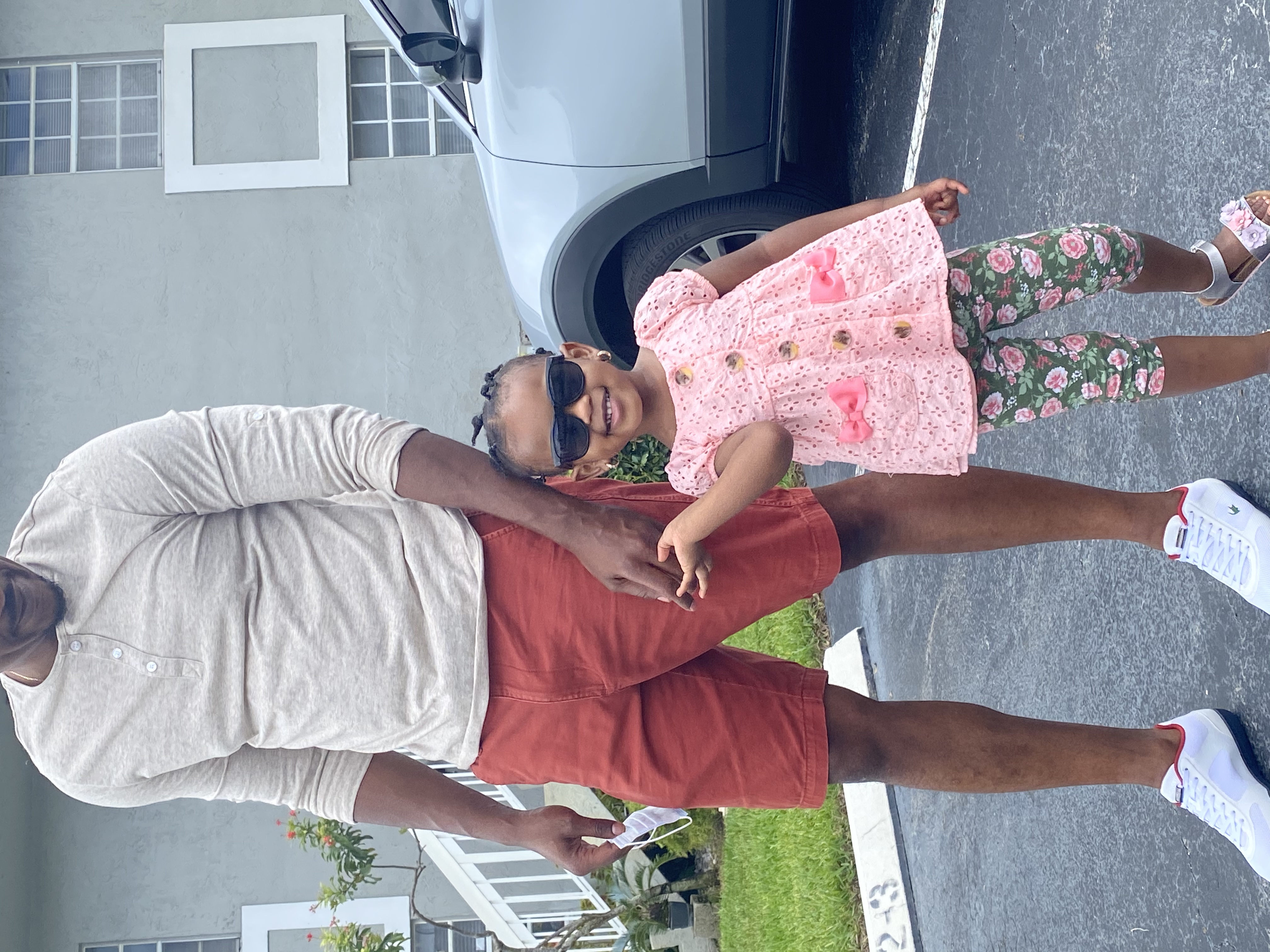 Rudy with his daughter